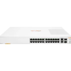 Aruba Instant On 1960 24-Port Gigabit Ethernet Managed Switch, 10/100/1000 Mbps, White (JL806A#ABA)* Ethernet Switches & Splitters