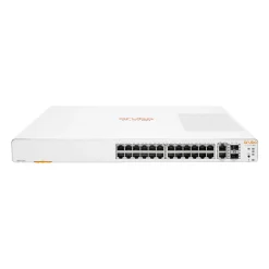 Aruba Instant On 1960 24-Port Gigabit Ethernet Managed Switch, 10/100/1000 Mbps, White (JL806A#ABA)* Ethernet Switches & Splitters