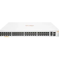 Aruba Instant On 1960 48-Port Gigabit Ethernet Managed Switch, 10/100/1000 Mbps, White (JL808A#ABA)* Ethernet Switches & Splitters