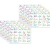 Clearance Productions® Smart Poly® PosterMat Pals® Space Savers Traditional Cursive, 13" x 9.5", Pack of 10 (ASH97008) Dry Erase