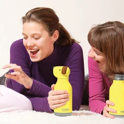 Water Bottles<ASOBU Bestie Bottle Dog Stainless Steel Vacuum Insulated Water Bottle, 16 oz., Yellow (ADNASBV44DO)