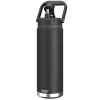 Water Bottles<ASOBU Canyon Stainless Steel Vacuum Insulated Water Bottle, 50 oz., Black (ADNATMF7BK)