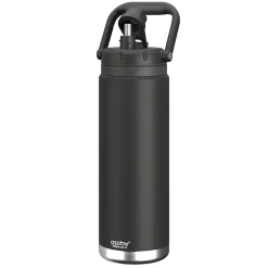 Water Bottles<ASOBU Canyon Stainless Steel Vacuum Insulated Water Bottle, 50 oz., Black (ADNATMF7BK)