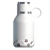 Water Bottles<ASOBU Insulated Water Bottle with Removable Dog Bowl, 33 oz., White (NA-SDB1)