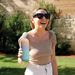 Water Bottles<ASOBU Orb Stainless Steel Vacuum Insulated Water Bottle, 14 oz., Pastel Mint (ADNASBV30PM)