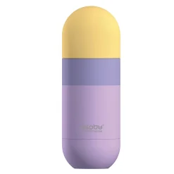 Water Bottles<ASOBU Orb Stainless Steel Vacuum Insulated Water Bottle, 14 oz., Pastel Purple (ADNASBV30PP)