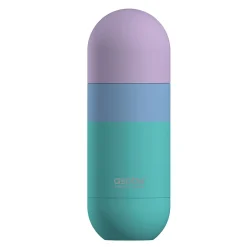 Water Bottles<ASOBU Orb Stainless Steel Vacuum Insulated Water Bottle, 14 oz., Pastel Teal (ADNASBV30PT)
