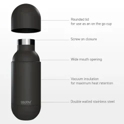 Water Bottles<ASOBU Orb Water Bottle, 14 oz., Pastel Blue (SBV30)