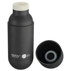 Water Bottles<ASOBU Puramic Orb Stainless Steel Water Bottle, 14 oz., Black (ADNASBV30P)