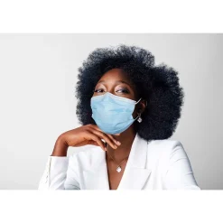 Pri-Med ASTM Level 3 3-ply Disposable Mask, Blue, 50/Box, 10 Boxes/Carton (PG4-1263CT/1273)