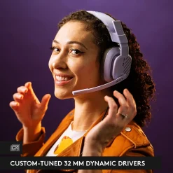 Logitech Astro A10 Gen 2 Stereo Over-the-Ear Gaming Headset, Lilac (939-002076)* Gaming Headsets