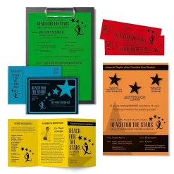 Discount 65 lb. Cardstock Paper, 8.5" x 11", Primary Assortment, 100 Sheets/Ream (91646) Card Stock