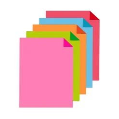 Online 70 lb. Cardstock Paper, 8.5" x 11", Double Color Assortment, 80 Sheets/Ream (91668) Card Stock