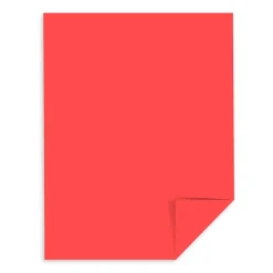 65 lb. Cardstock Paper, 8.5" x 11", Rocket Red, 2,000 Sheets/Carton (22841CT) Card Stock