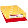Clearance 11" x 17" Color Copy Paper, 24lbs., Red, 500 Sheets/Ream (21553/22553) Multipurpose Paper