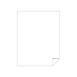 Astrobrights Astrodesigns Inkjet/Laser Sticker Paper Labels, 8 1/2" x 11", Matte White, 15 Sheets/Pack (91296-01) Clearance