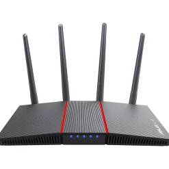 Asus AX1800 Dual Band MU-MIMO WiFi 6 Router, Black/Red (RTAX55)* Wi-Fi Routers