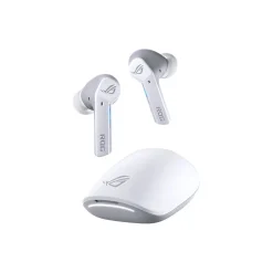 Asus ROG Cetra Wireless Active Noise Canceling Earbuds, Bluetooth, Moonlight White (90YH03X1-B5UA00)