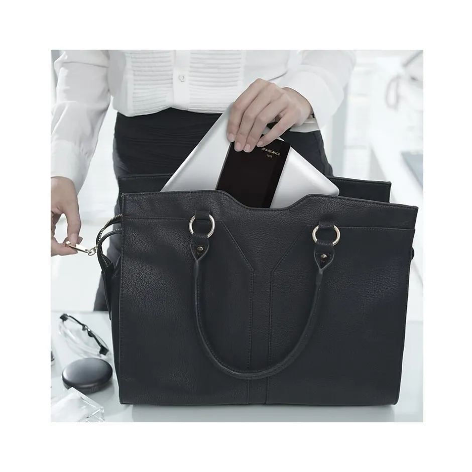 AT-A-GLANCE Fine Pocket Hardcover Diary, 3" x 6", Ruled, Black (72-02-05-25) Sale