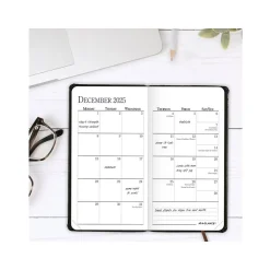 AT-A-GLANCE Fine Pocket Hardcover Diary, 3