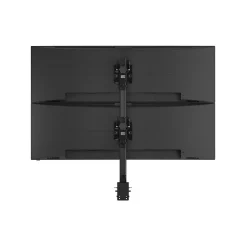 Atdec Adjustable Heavy-Duty Dual Vertical Monitor Mount, Up to 57" Monitor, Black (AWMS-2-BT75-H-B)* Ergonomic Monitor & Laptop Stands