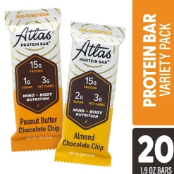 Snacks & Granola Bars<Atlas Gluten Free Chocolate Protein Bar, 1.9 oz., 10 Bars/Box 2/Box (600-02138)