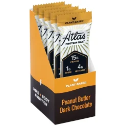 Snacks & Granola Bars<Atlas Gluten Free Chocolate Protein Bar, 1.6 oz., 5 Bars/Box 2/Box (600-02139)