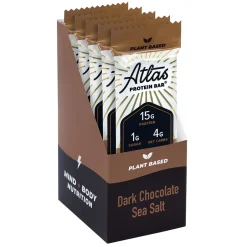 Snacks & Granola Bars<Atlas Gluten Free Chocolate Protein Bar, 1.6 oz., 5 Bars/Box 2/Box (600-02139)