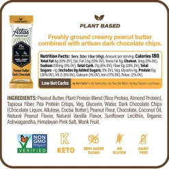 Snacks & Granola Bars<Atlas Gluten Free Chocolate Protein Bar, 1.6 oz., 5 Bars/Box 2/Box (600-02139)