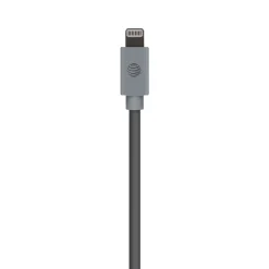 AT&T PVC Charge and Sync Lightning Cable, 10 ft., Gray, (PVLC10-GRY)