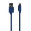 AT&T PVC Charge and Sync Lightning Cable, 10 ft., Blue, (PVLC10-BLU)