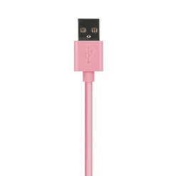 AT&T PVC Charge and Sync Lightning Cable, 10 ft., Pink, (PVLC10-PNK)