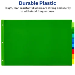 Avery Big Tab Insertable Plastic Dividers for 11