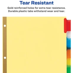 Avery Big Tab Insertable Paper Divider, 8 Tabs, Multicolor, 1 Set (11111) Best