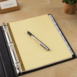 Avery Big Tab Insertable Paper Dividers, Clear 8 Tab, Buff (11112) Discount