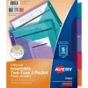 Avery Big Tab Insertable Plastic Dividers with 2 Pockets, 5 Tabs, Two-Tone Multicolor (11982) Online