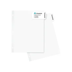 Avery Big Tab Printable Divider, 5-Tab, White (14436) Outlet