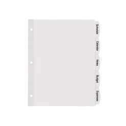 Avery Big Tab Printable Paper Dividers with White Labels, 5 Tabs, 4 Sets/Pack (11432) Clearance