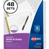 Avery Big Tab Write & Erase Paper Dividers, 8 Tab, White, 48 Sets/Carton (23078CT) Online