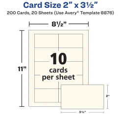 Discount Clean Edge Business Cards, 3.5