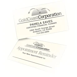 Outlet Clean Edge Business Cards, 3.5