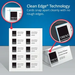 Hot Clean Edge Business Cards, 2