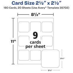 Online Clean EdgeBusiness Cards, 2.5