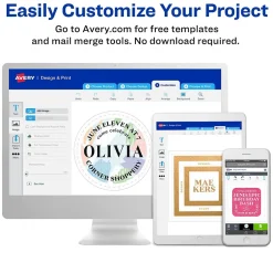 Avery Computer Labels, Dot Matrix Labels and Pin-Feed Labels, 15/16