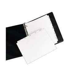 Avery Copier Tab Dividers, Double Reverse Collated, 5-Tab, White, 30 Sets/Box (20406)