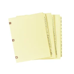 Avery Copper Reinforced Preprinted Dividers, 12-Tabs, Buff, Set (24286) Outlet