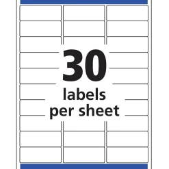 Avery Easy Peel Inkjet Address Labels, 1