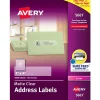 Avery Easy Peel Laser Address Labels, 1" x 4", Clear, 1,000 Labels/Box (5661)* Address Labels