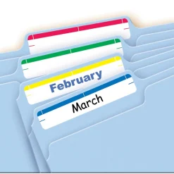 Avery Easy Peel Laser/Inkjet File Folder Labels, 2/3" x 3-7/16", Assorted Colors, 252 Labels/Pack (5235) Online