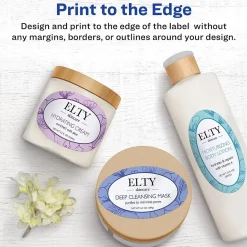 Avery Easy Peel Laser/Inkjet Oval Labels, 1 1/2